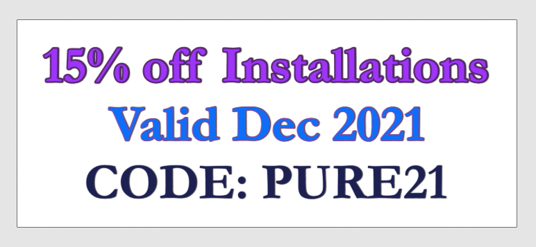 15% Off Water Systems Offer